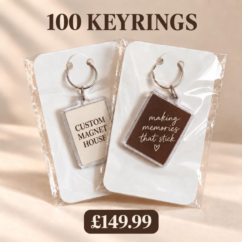 100 Keyrings Pack