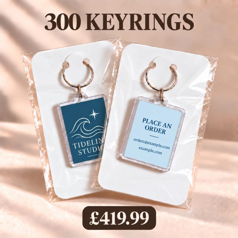 300 Keyrings Pack