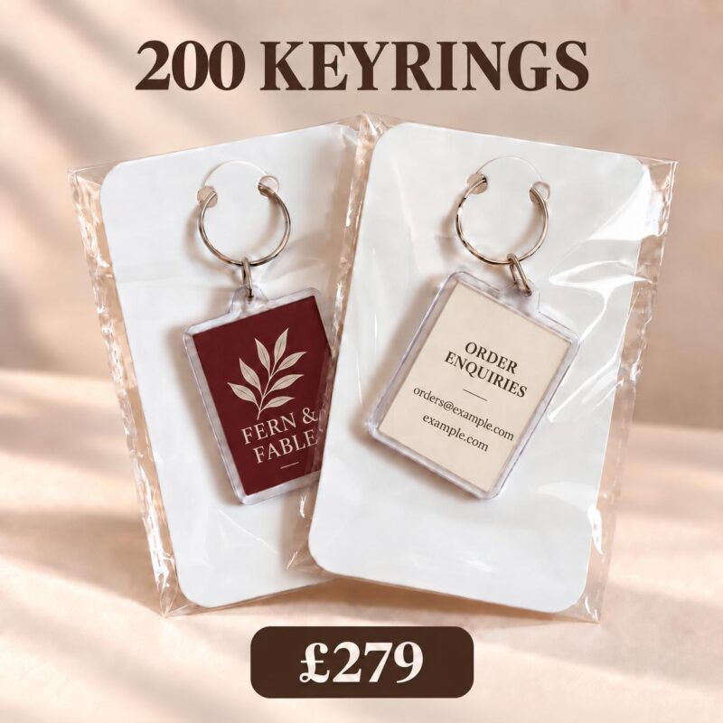 200 Keyrings Pack