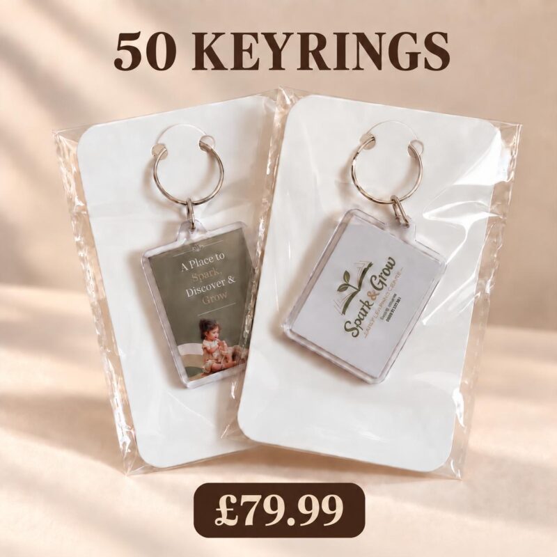 50 Keyrings Pack